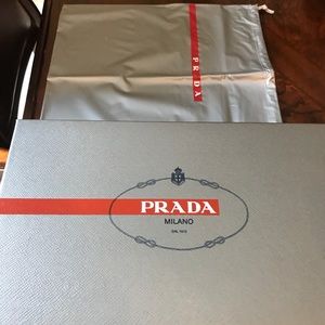 Prada Men’s shoe box and dust cover